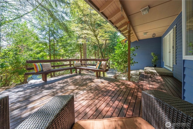 view of deck