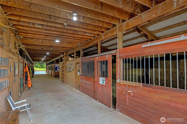 view of stable