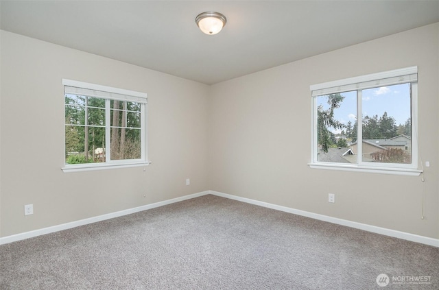 27631 154th Pl SE, Kent, WA 98042 - carpeted empty room featuring baseboards and a wealth of natural light