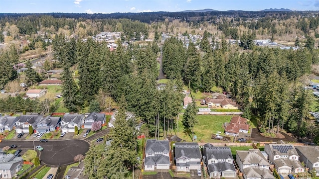 27631 154th Pl SE, Kent, WA 98042 - bird's eye view featuring a wooded view and a residential view