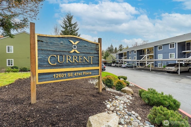 12519 SE 41st Pl Unit B103, Bellevue, WA 98006 - community / neighborhood sign with covered parking and a residential view
