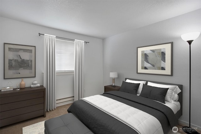 12519 SE 41st Pl Unit B103, Bellevue, WA 98006 - carpeted bedroom featuring baseboard heating