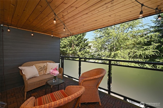 7021 Sand Point Way Unit B319, Seattle, WA 98115 - balcony with outdoor lounge area