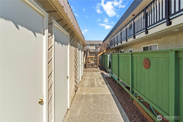 5807 Hendrickson Unit 106, Ferndale, WA 98248 - view of patio / terrace featuring stairway