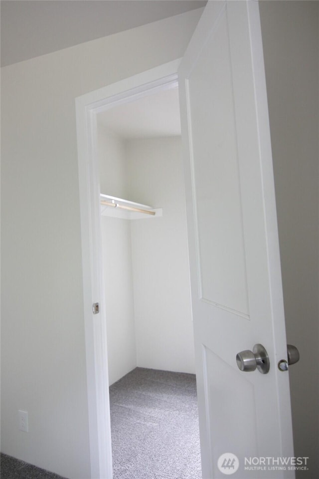 view of closet