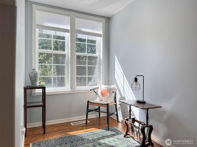 861 Kirner Rd, Sequim, WA 98382 - sitting room featuring plenty of natural light, wood finished floors, and baseboards