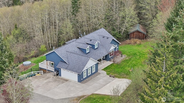 14900 NE Critter Hill Dr, Amboy, WA 98601 - view from above of property