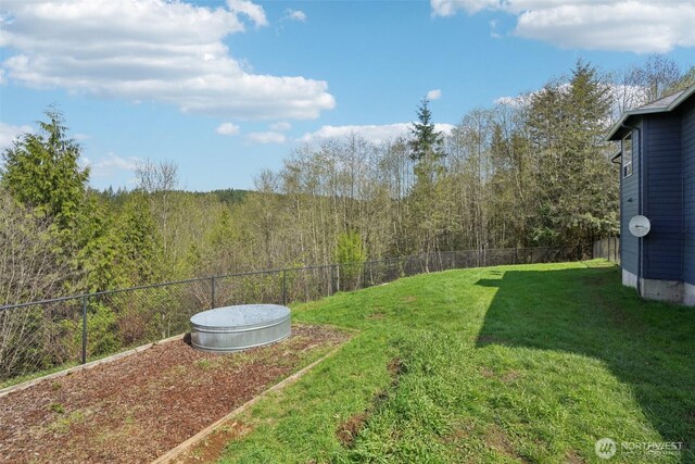 14900 NE Critter Hill Dr, Amboy, WA 98601 - view of yard featuring a wooded view