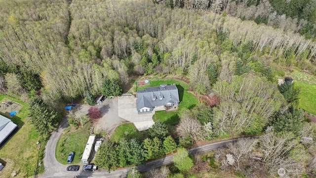 14900 NE Critter Hill Dr, Amboy, WA 98601 - aerial overview of property's location featuring a forest