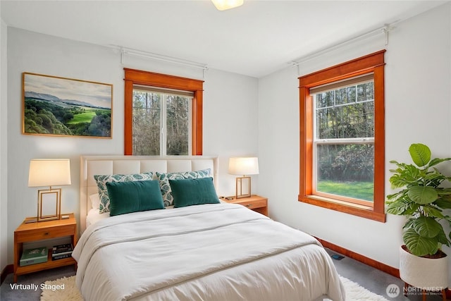14900 NE Critter Hill Dr, Amboy, WA 98601 - bedroom with carpet flooring and baseboards