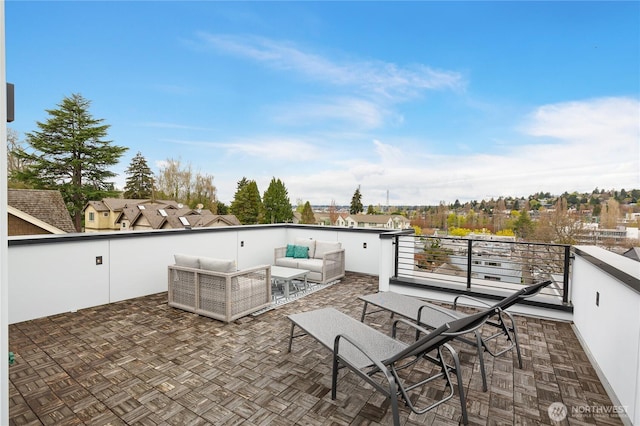 3111 Queen Anne Ave N, Seattle, WA 98119 - view of patio with an outdoor hangout area
