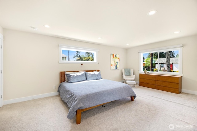 10410 2nd Pl SW, Seattle, WA 98146 - bedroom featuring carpet floors, recessed lighting, and baseboards