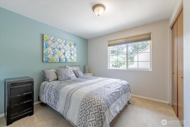 515 N 188th St, Shoreline, WA 98133 - carpeted bedroom featuring baseboards and a closet