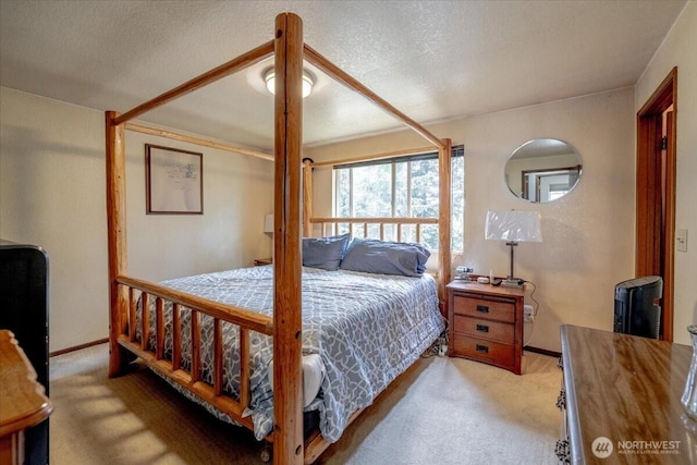 515 N 188th St, Shoreline, WA 98133 - bedroom featuring light colored carpet and a textured ceiling