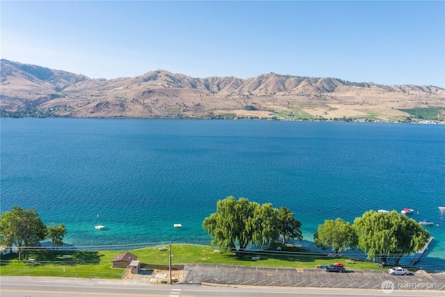 water view featuring a mountain view