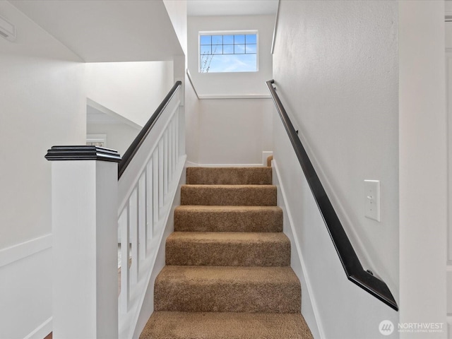 5258 S 285th St, Auburn, WA 98001 - staircase with baseboards