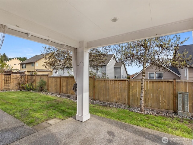 5258 S 285th St, Auburn, WA 98001 - view of patio with a fenced backyard and a residential view