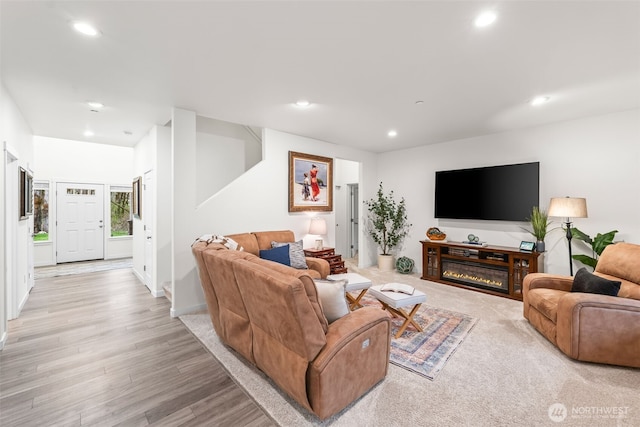 11232 Crescent Valley Dr NW, Gig Harbor, WA 98332 - living room with recessed lighting and light wood-style flooring