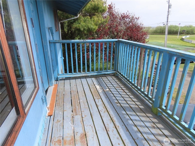 view of deck