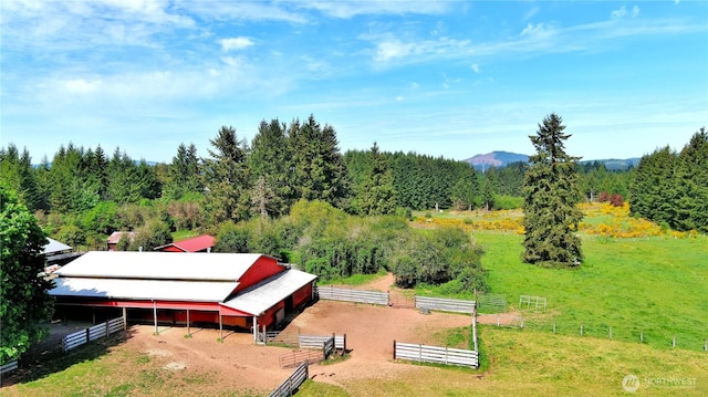 115 Kakela Rd, Winlock, WA 98596 - aerial view of sparsely populated area with a heavily wooded area