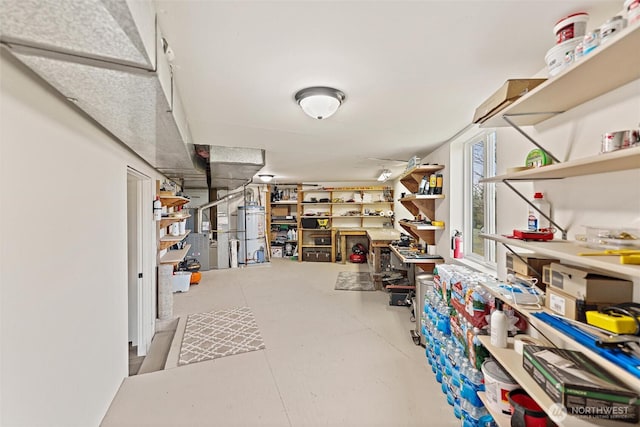 view of storage room