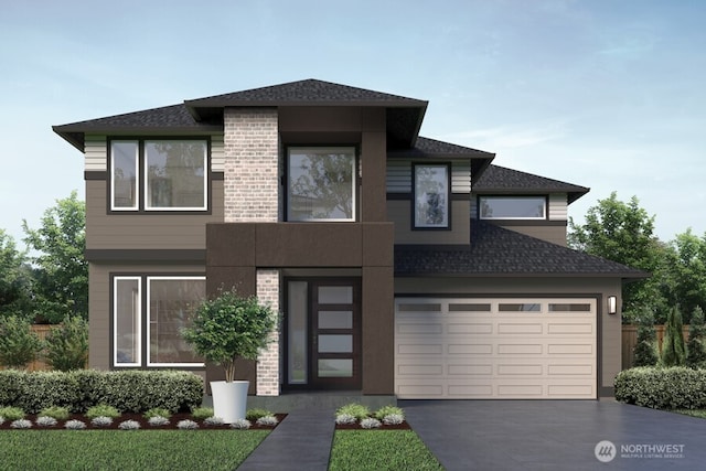 11911 SE 242nd Pl, Kent, WA 98030 - view of front facade featuring driveway and roof with shingles