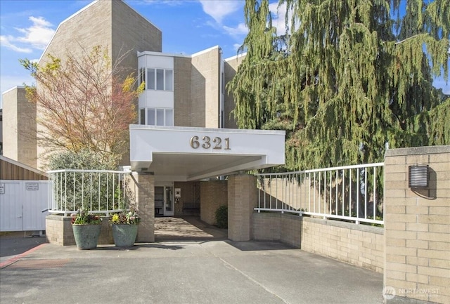 exterior space with fence