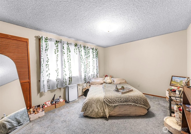 9652 Ronald Dr, Blaine, WA 98230 - carpeted bedroom with a textured ceiling