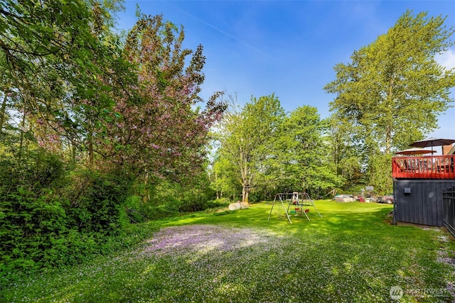 9652 Ronald Dr, Blaine, WA 98230 - view of yard with a playground