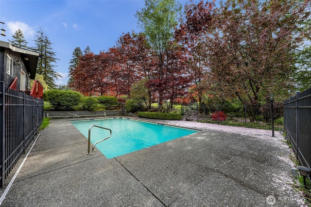 9652 Ronald Dr, Blaine, WA 98230 - view of swimming pool featuring fence, a fenced in pool, and a patio area