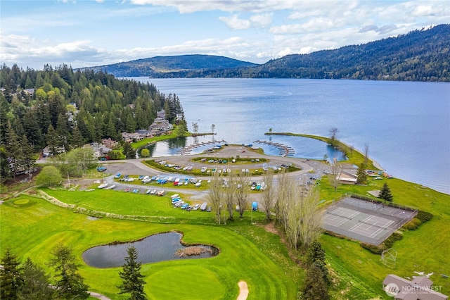 69 N Pt, Bellingham, WA 98229 - drone / aerial view featuring a water view