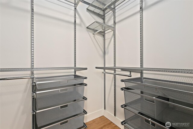 1762 Valentine Pl S, Seattle, WA 98144 - walk in closet with light wood-style floors