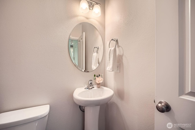 half bath with toilet