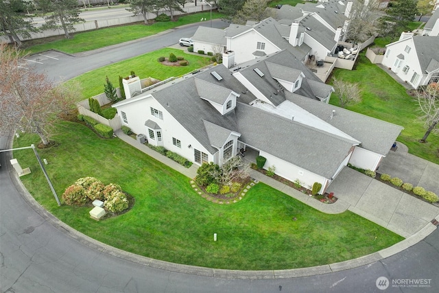 birds eye view of property featuring a residential view