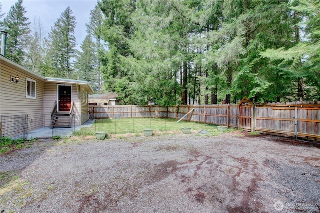 8095 Mosey Ct, Maple Falls, WA 98266 - view of yard with a fenced backyard