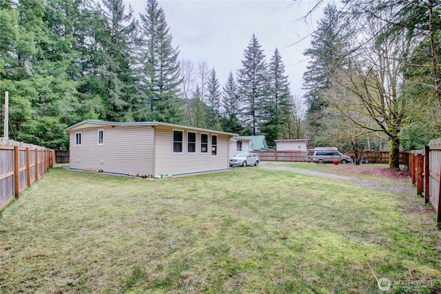 8095 Mosey Ct, Maple Falls, WA 98266 - view of yard featuring a fenced backyard