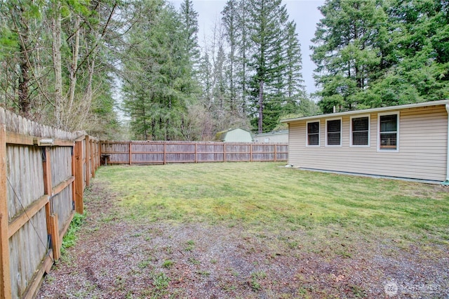 8095 Mosey Ct, Maple Falls, WA 98266 - view of yard featuring a fenced backyard