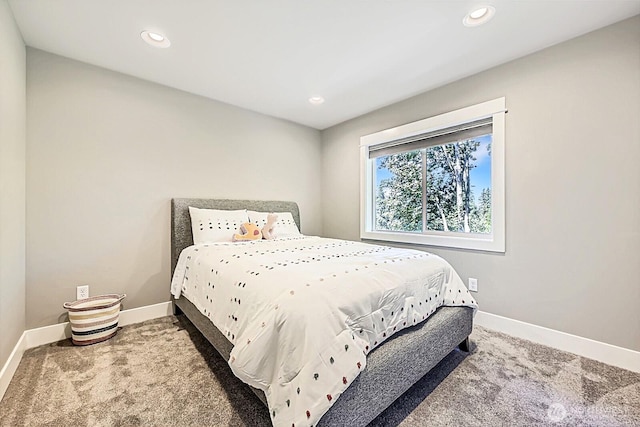 16216 81st Pl NE, Kenmore, WA 98028 - bedroom with carpet flooring, baseboards, and recessed lighting