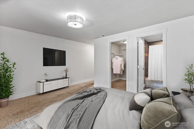 22115 103rd Pl SE, Kent, WA 98031 - bedroom featuring carpet and a walk in closet