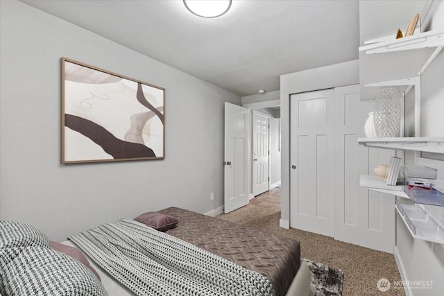 22115 103rd Pl SE, Kent, WA 98031 - carpeted bedroom featuring a closet and baseboards