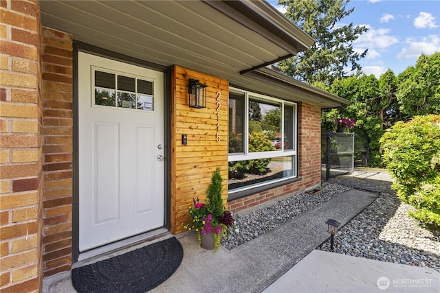 22115 103rd Pl SE, Kent, WA 98031 - view of exterior entry with brick siding