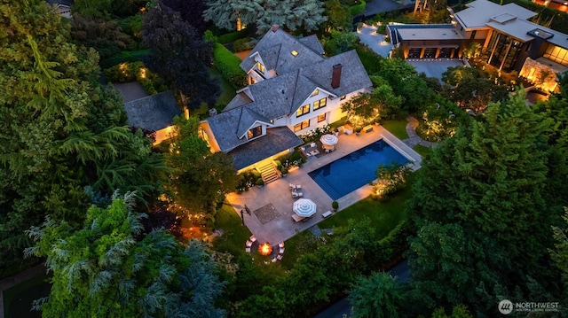 aerial view