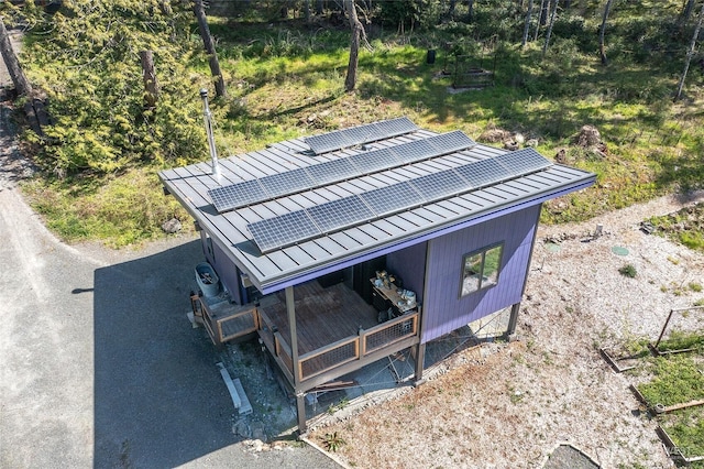 drone / aerial view