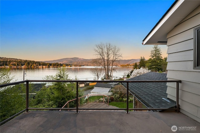1016 Coronado Ave, Bellingham, WA 98229 - balcony with a water and mountain view