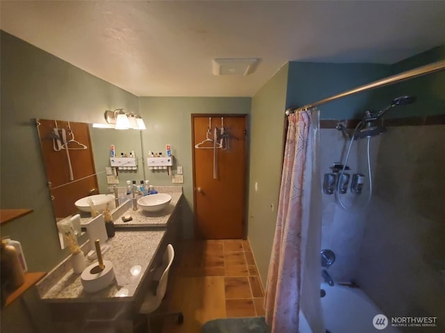 4709 SE 26th Ave, Lacey, WA 98503 - full bath with vanity and shower / bath combo