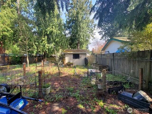 4709 SE 26th Ave, Lacey, WA 98503 - fenced backyard with a garden
