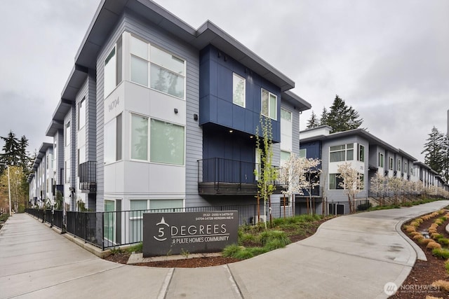 view of property featuring a residential view