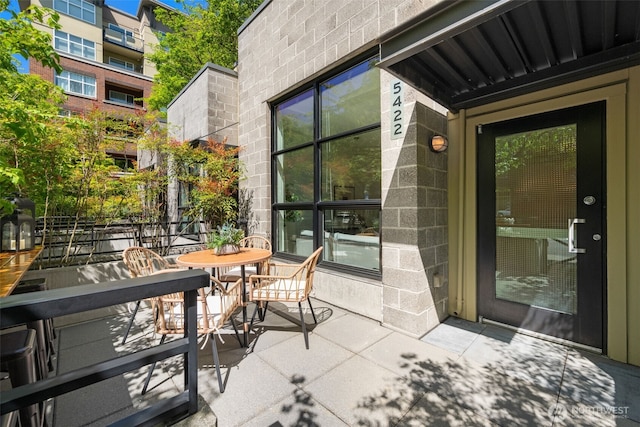 view of patio / terrace with outdoor dining space