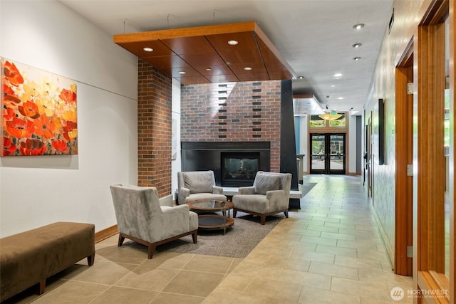 view of community lobby
