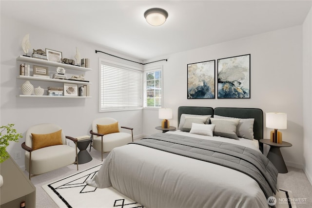 bedroom featuring carpet floors